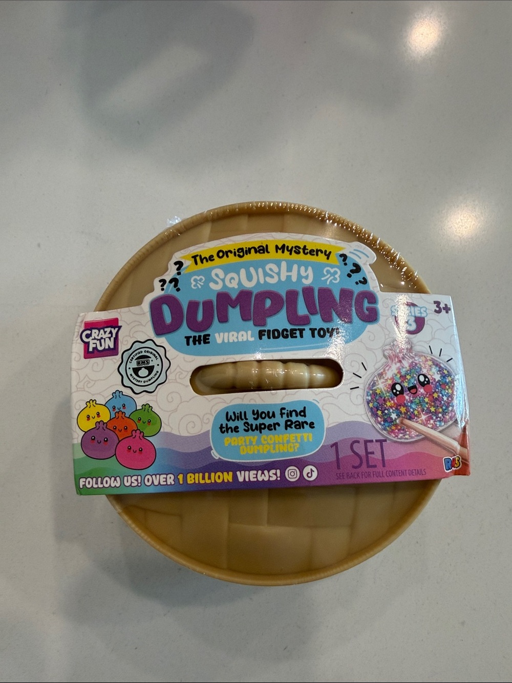 RMS Squishy Dumpling Viral Fidget Toy - Series 3. UNOPENED!